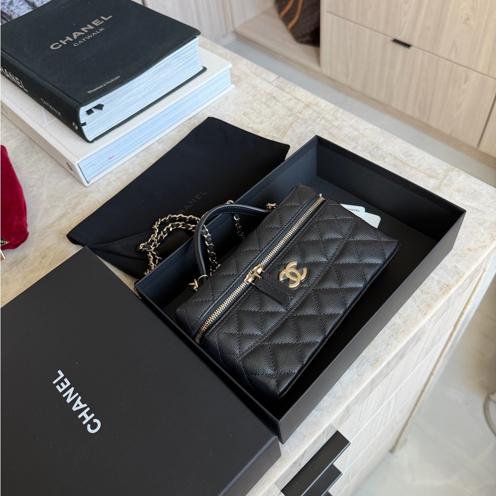 Chanel Black Quilted Crossbody Bag
